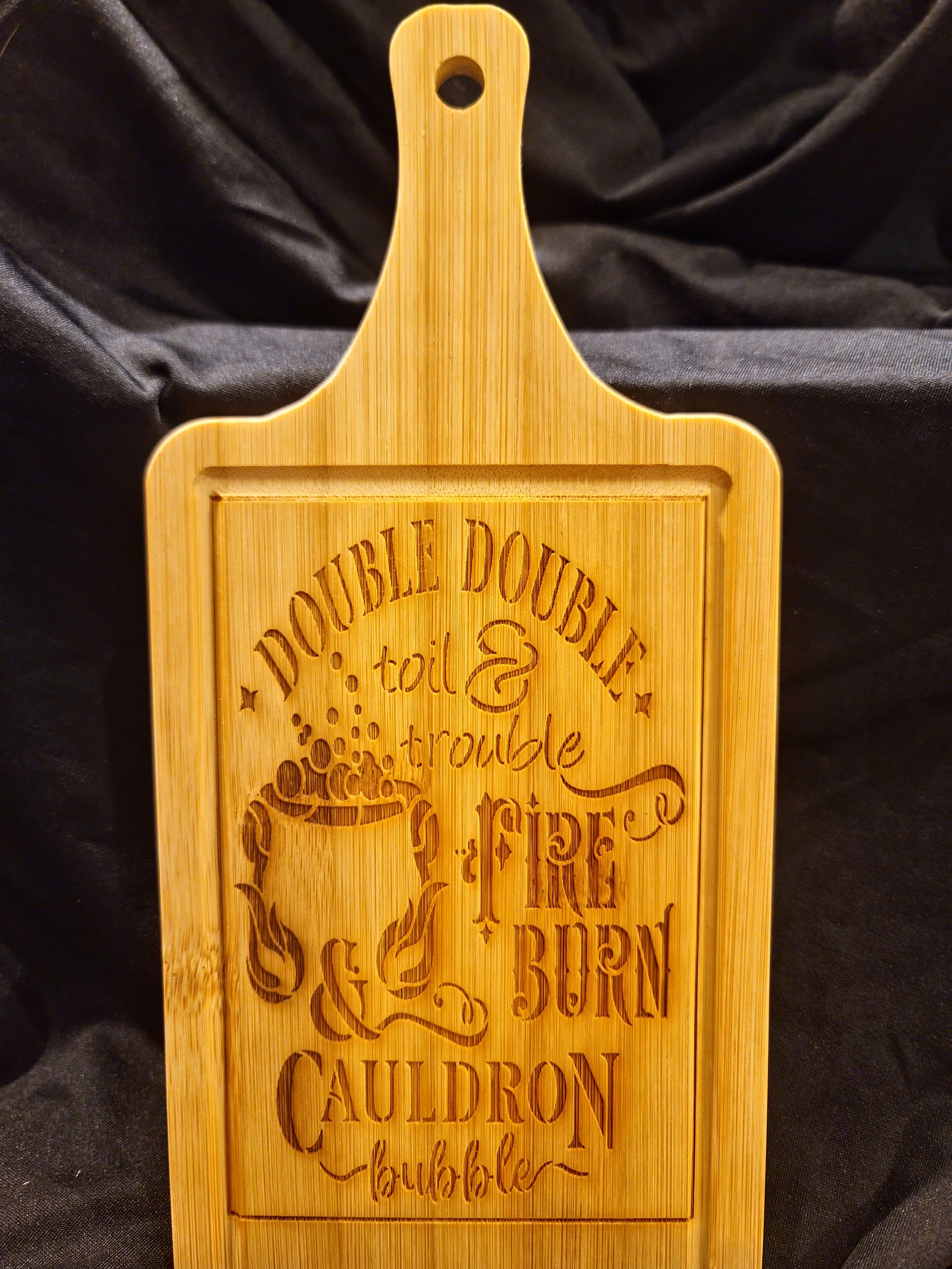 Double Double Trouble Cutting Board