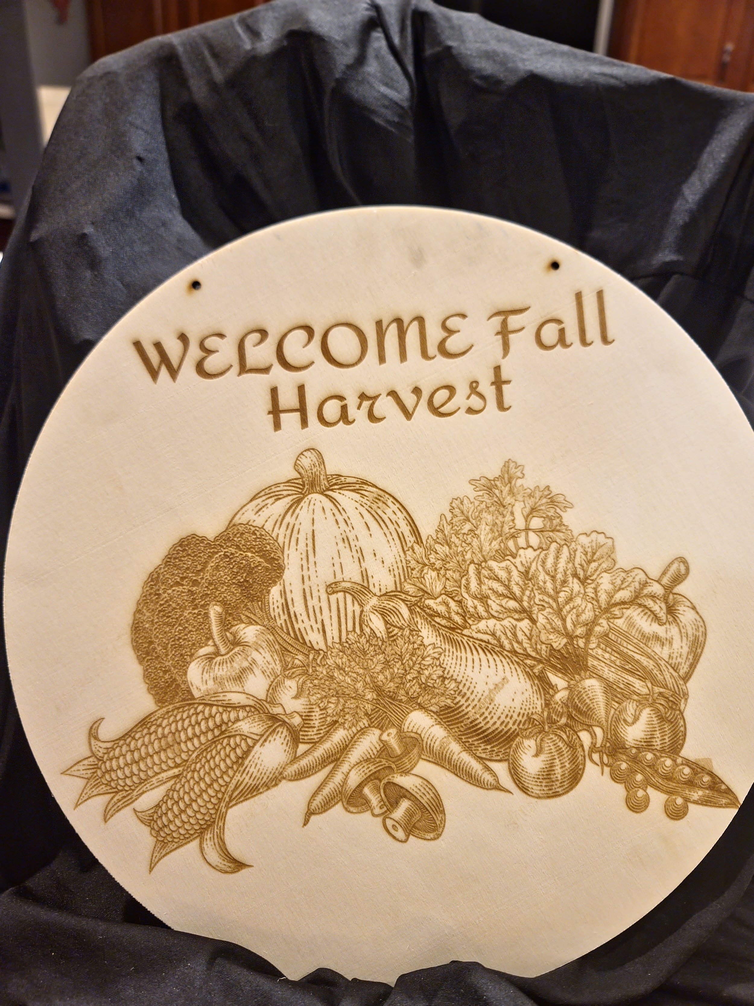 Welcome Fall Harvest Sign