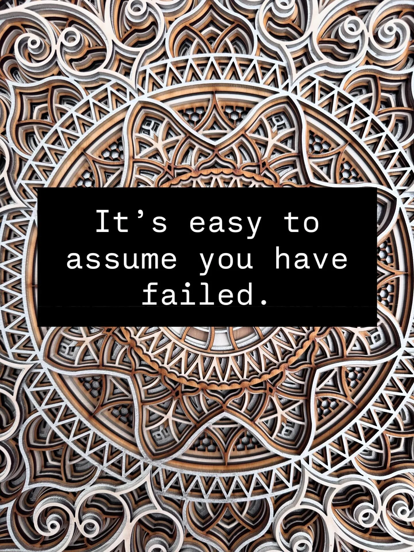It&rsquo;s easy to assume you have failed💔

Maybe you didn&rsquo;t tick off all 39 items on your to-do list.

Perhaps you went to bed late so you didn&rsquo;t go to the gym.

I felt like a failure more times than I can remember. But I was wrong and 