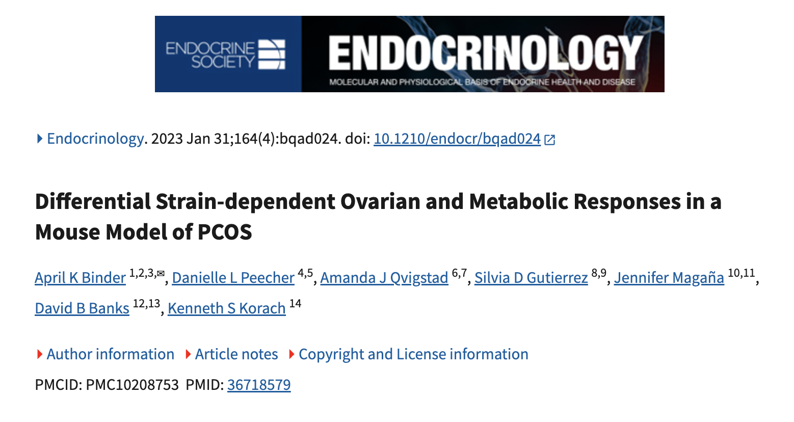 Strain-Dependent Responses in PCOS Mouse Models