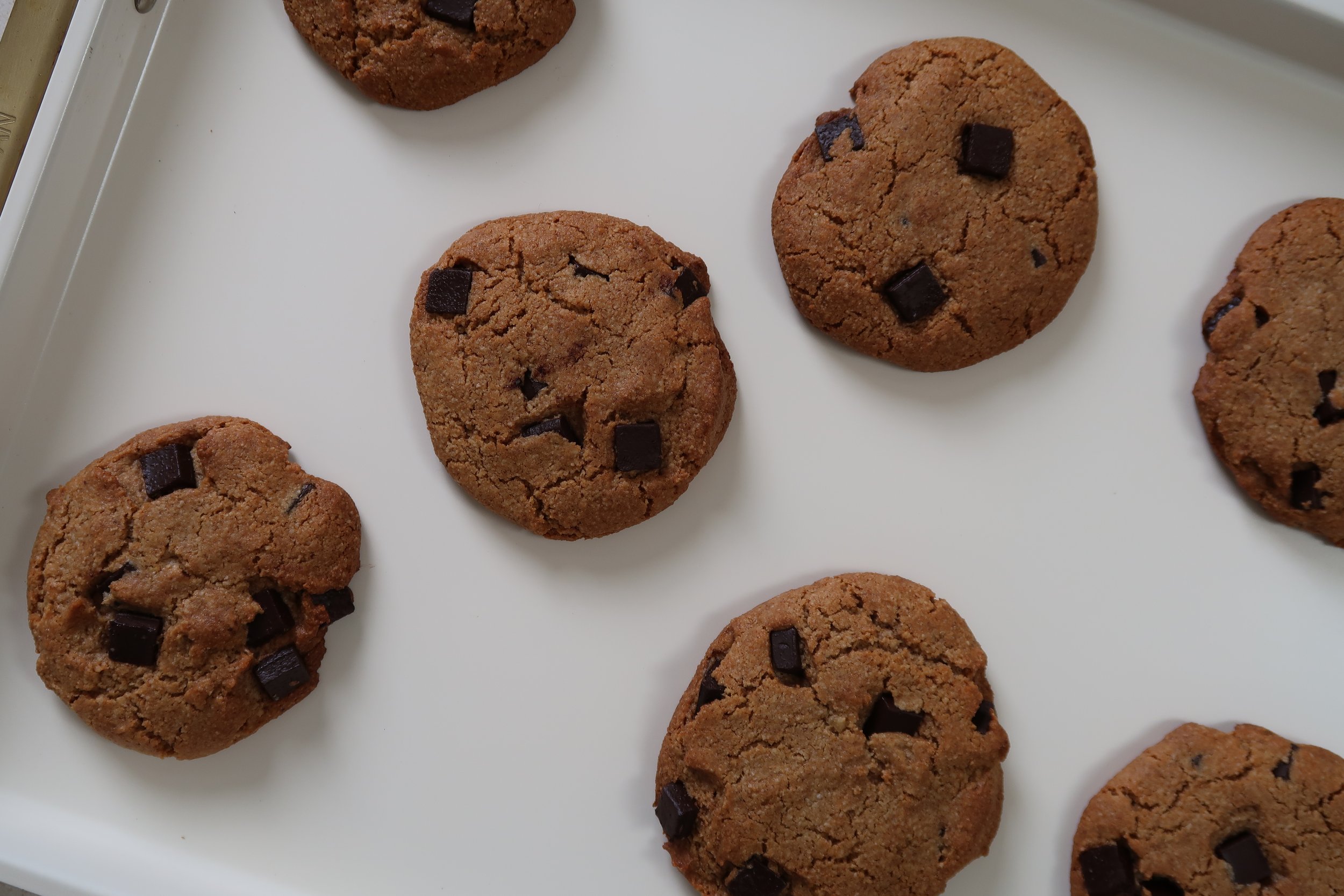 cashew pulp chocolate chip cookies