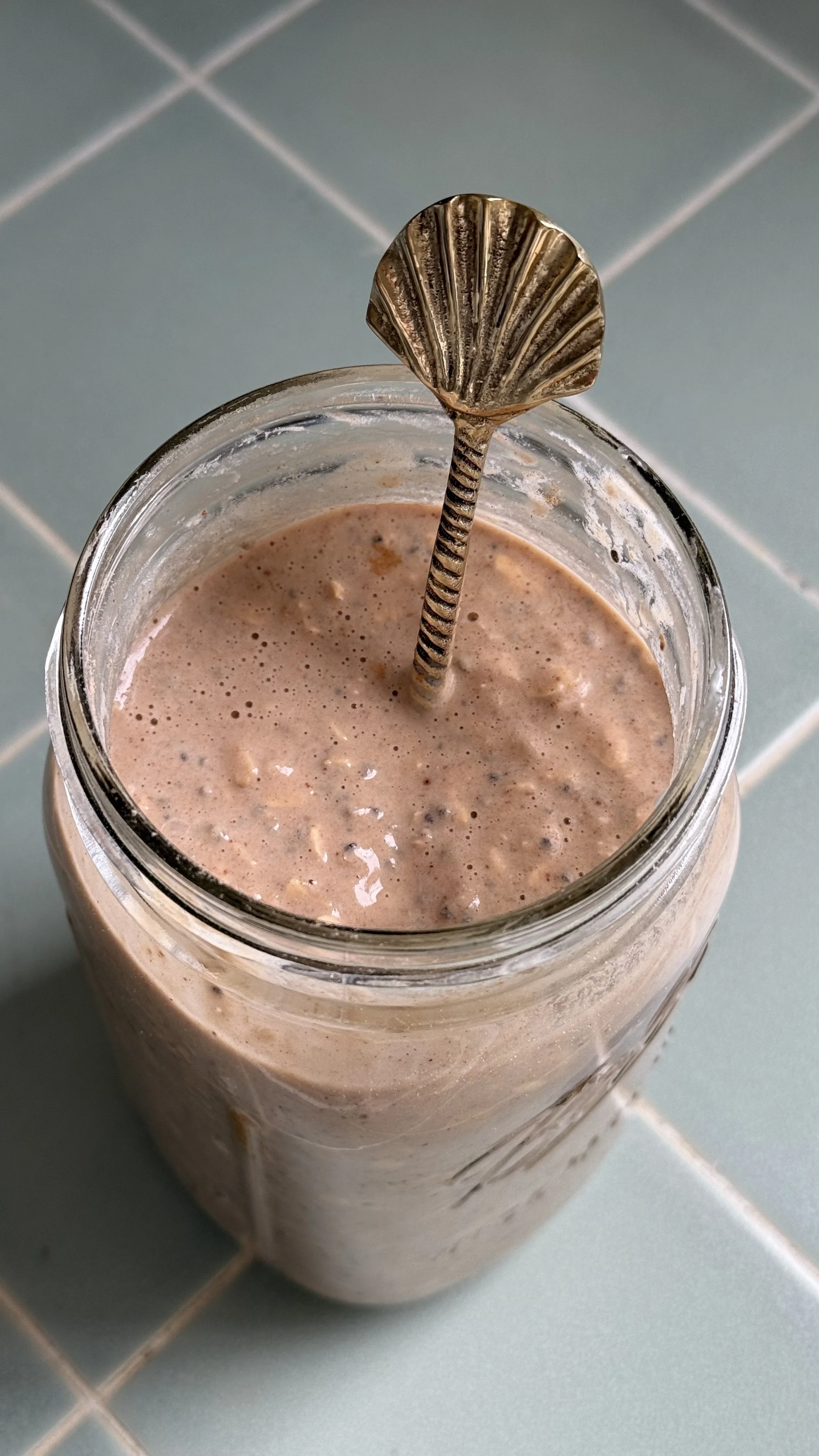 creamy high protein overnight oats