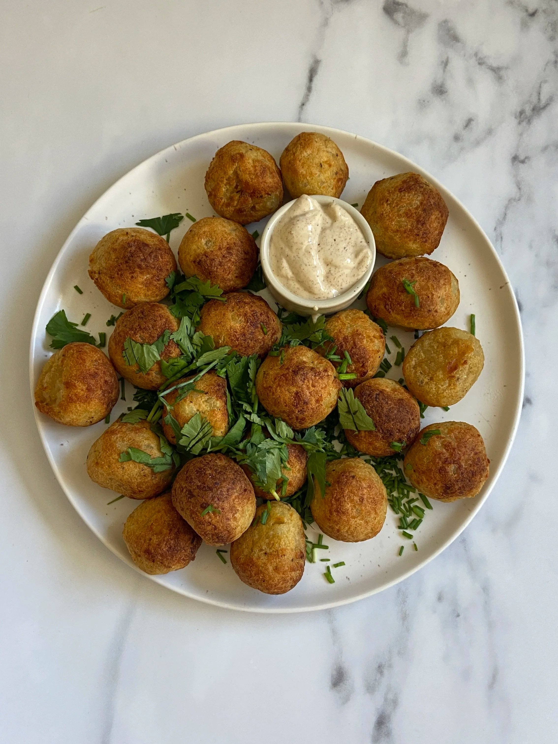 crispy potato balls