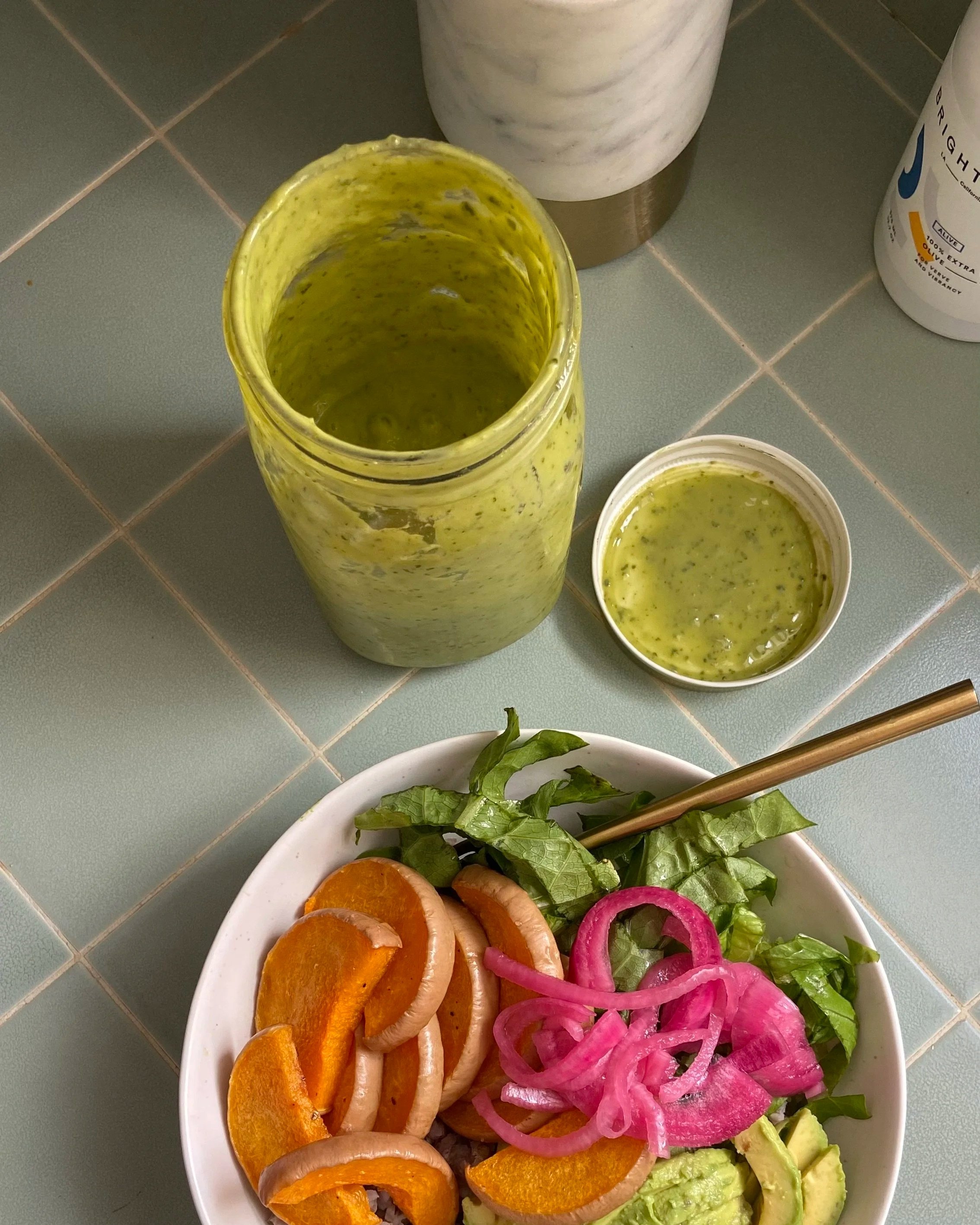 cilantro lime dressing (oil free)