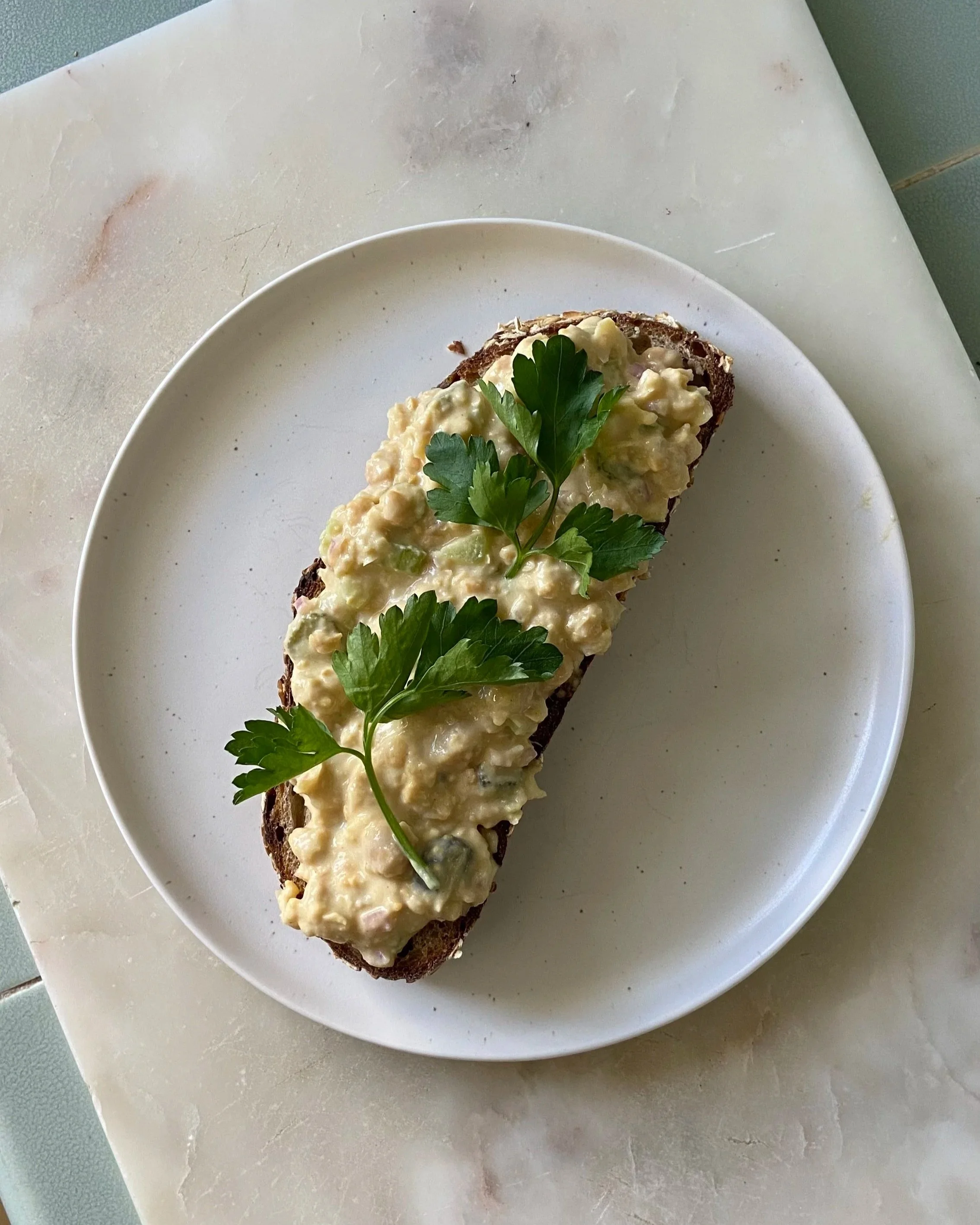chickpea “tuna” spread