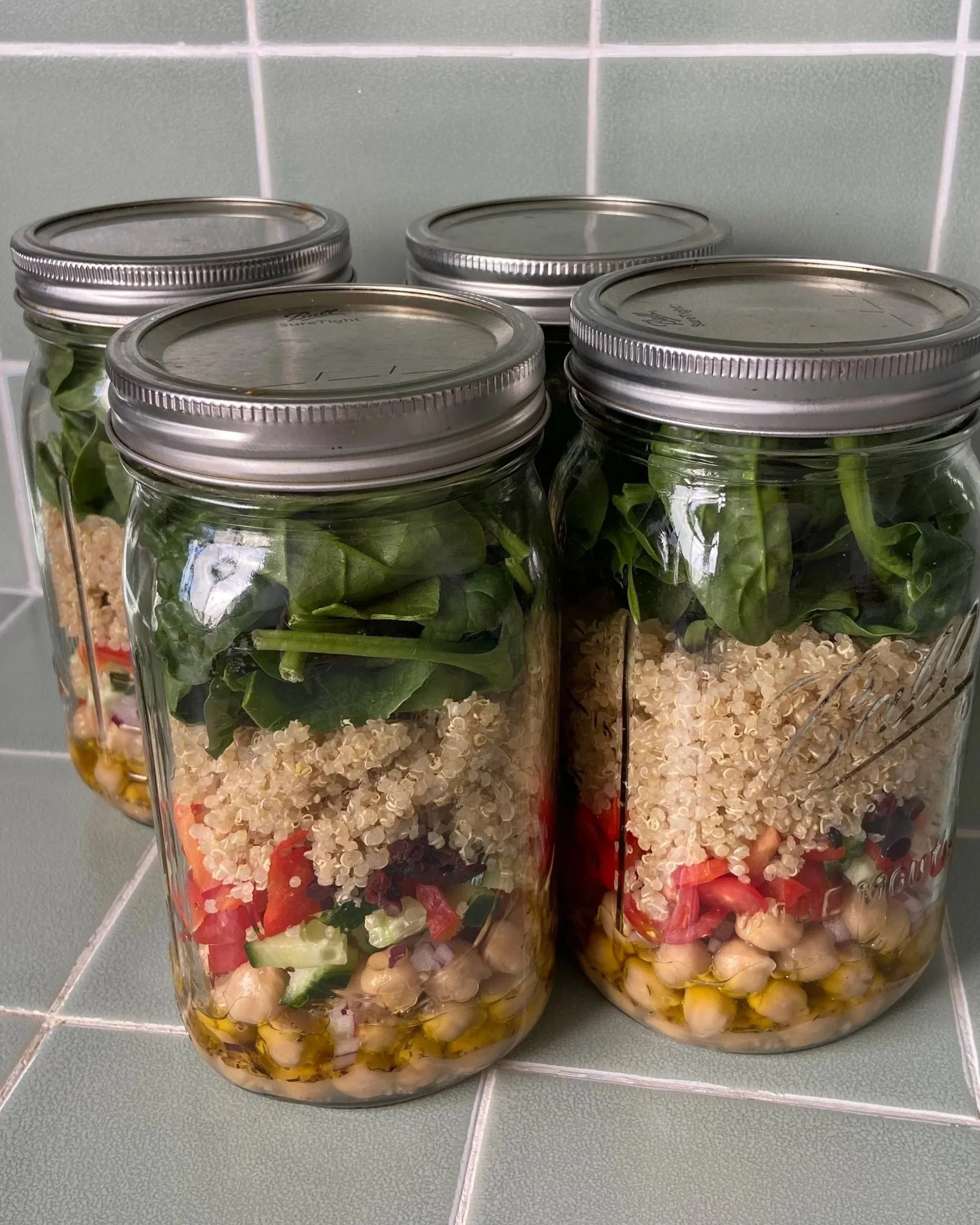 mediterranean salad jar