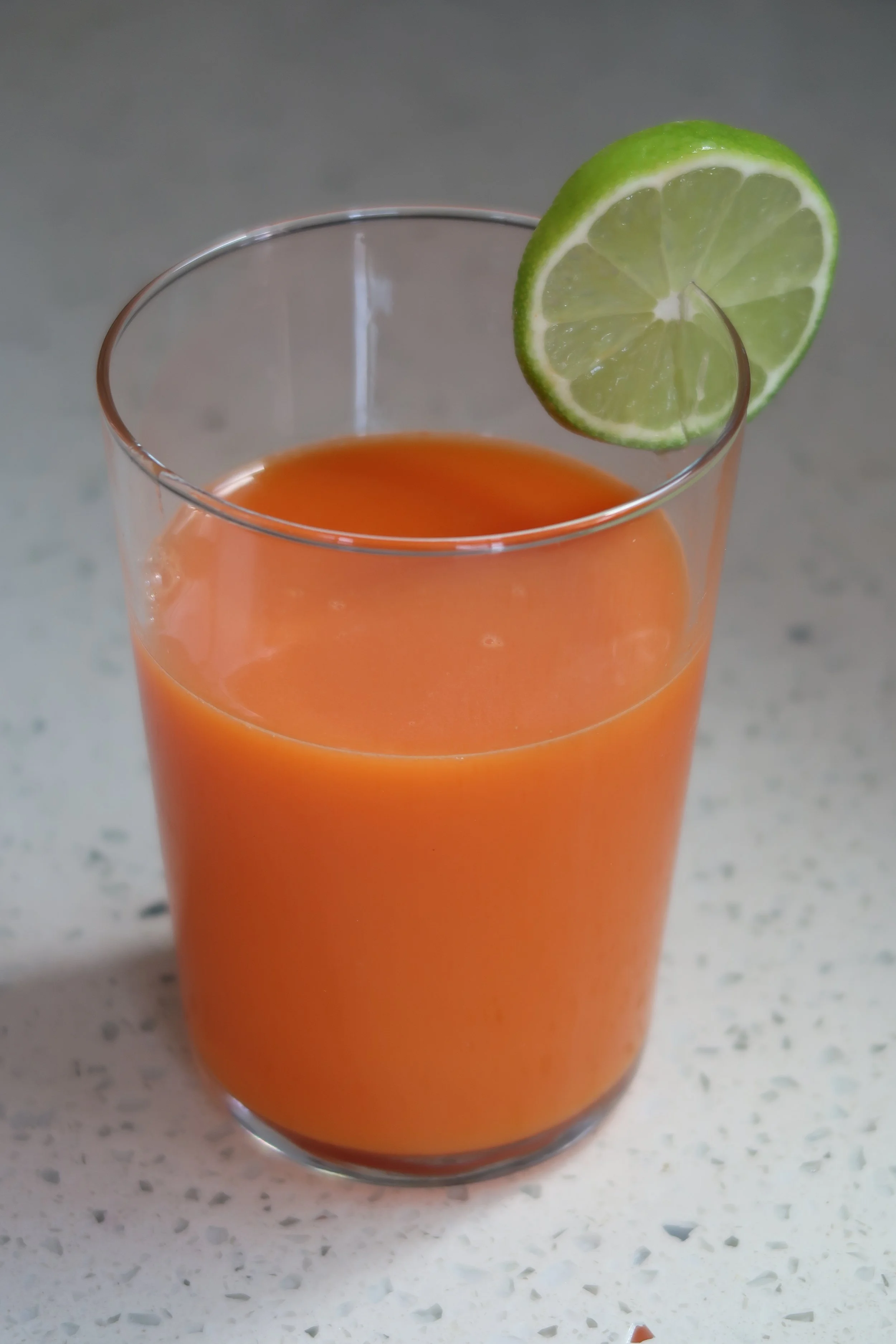 orange carrot glow juice