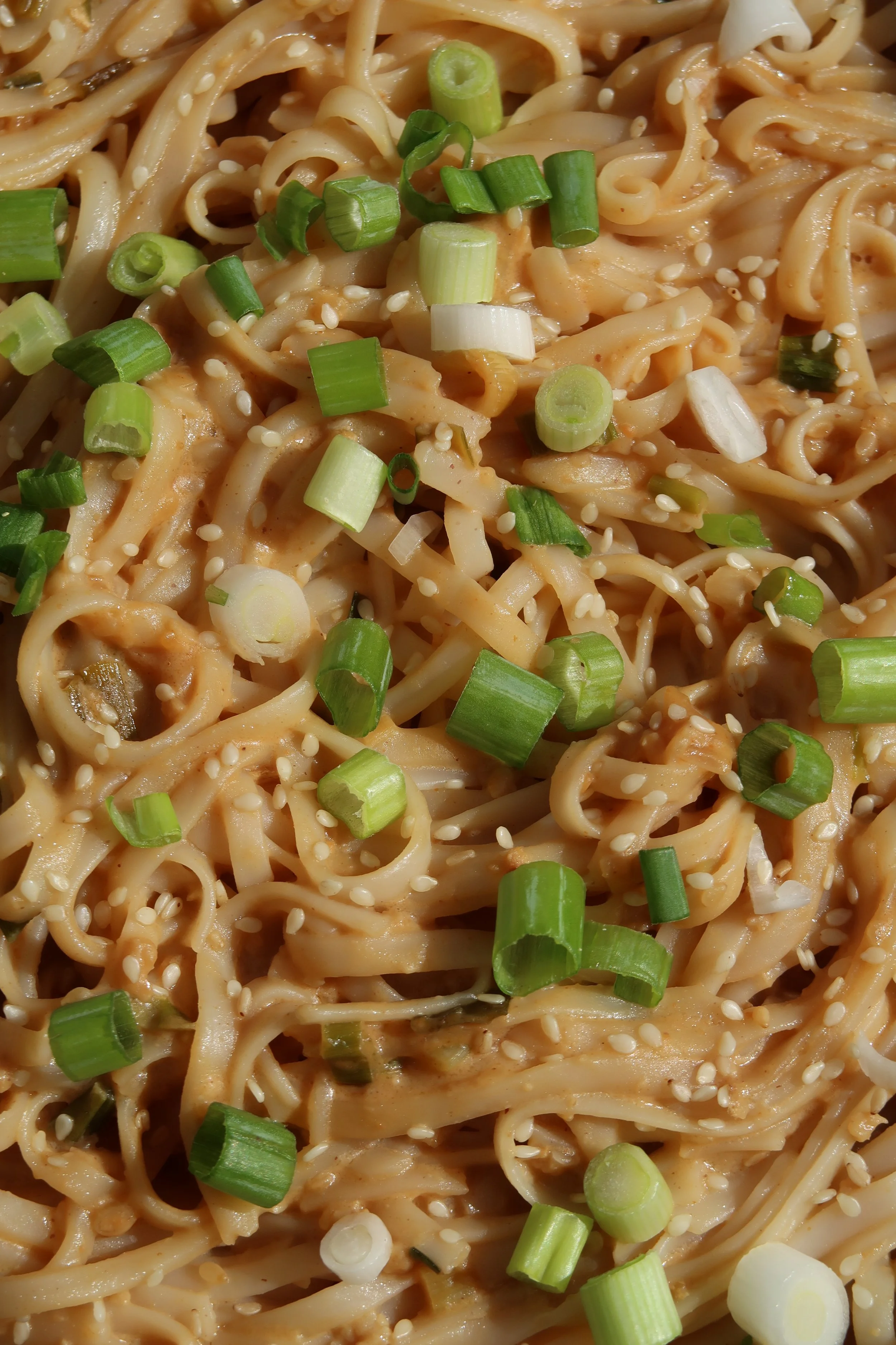 peanut chili noodles