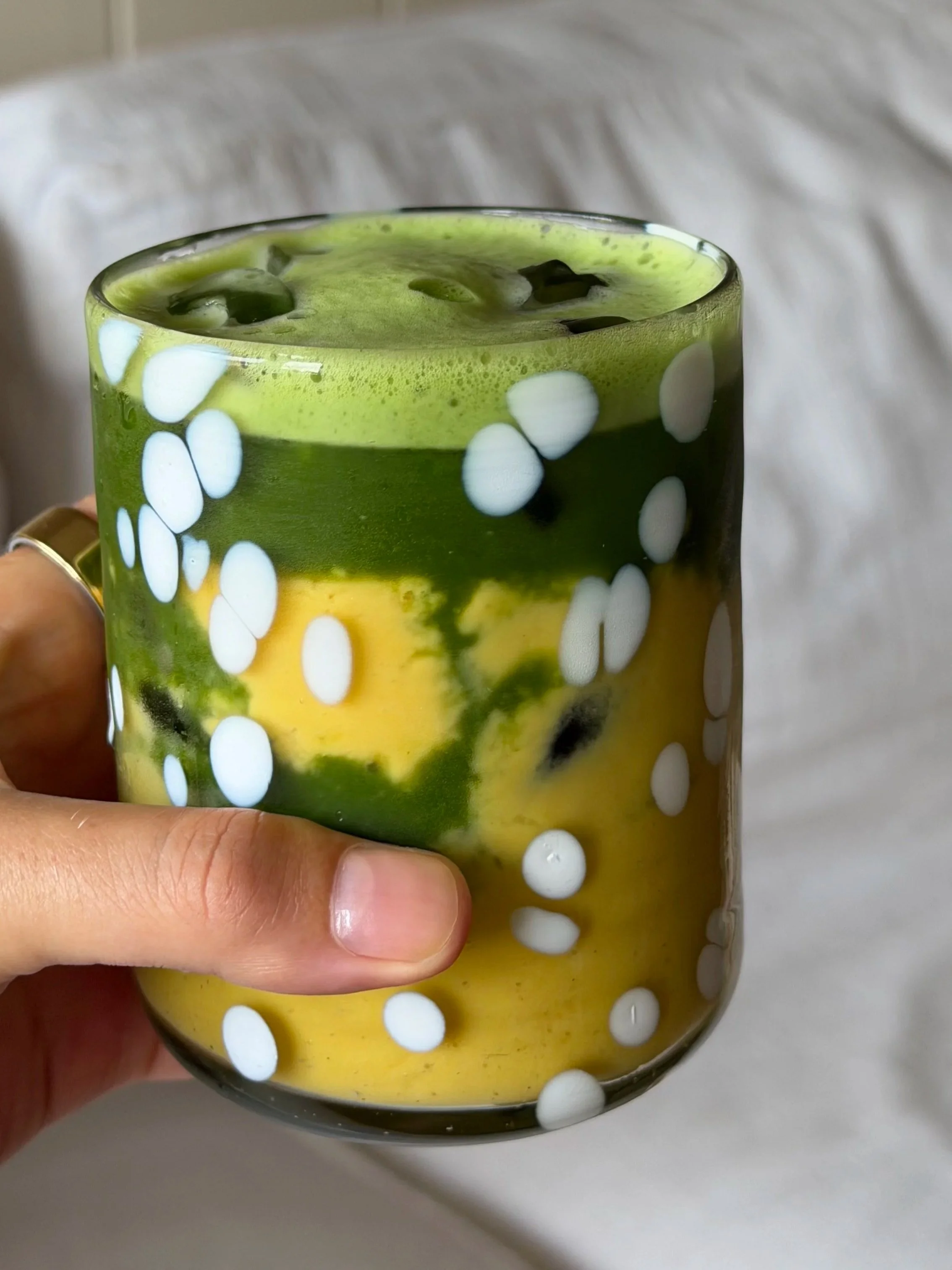 mango coconut matcha
