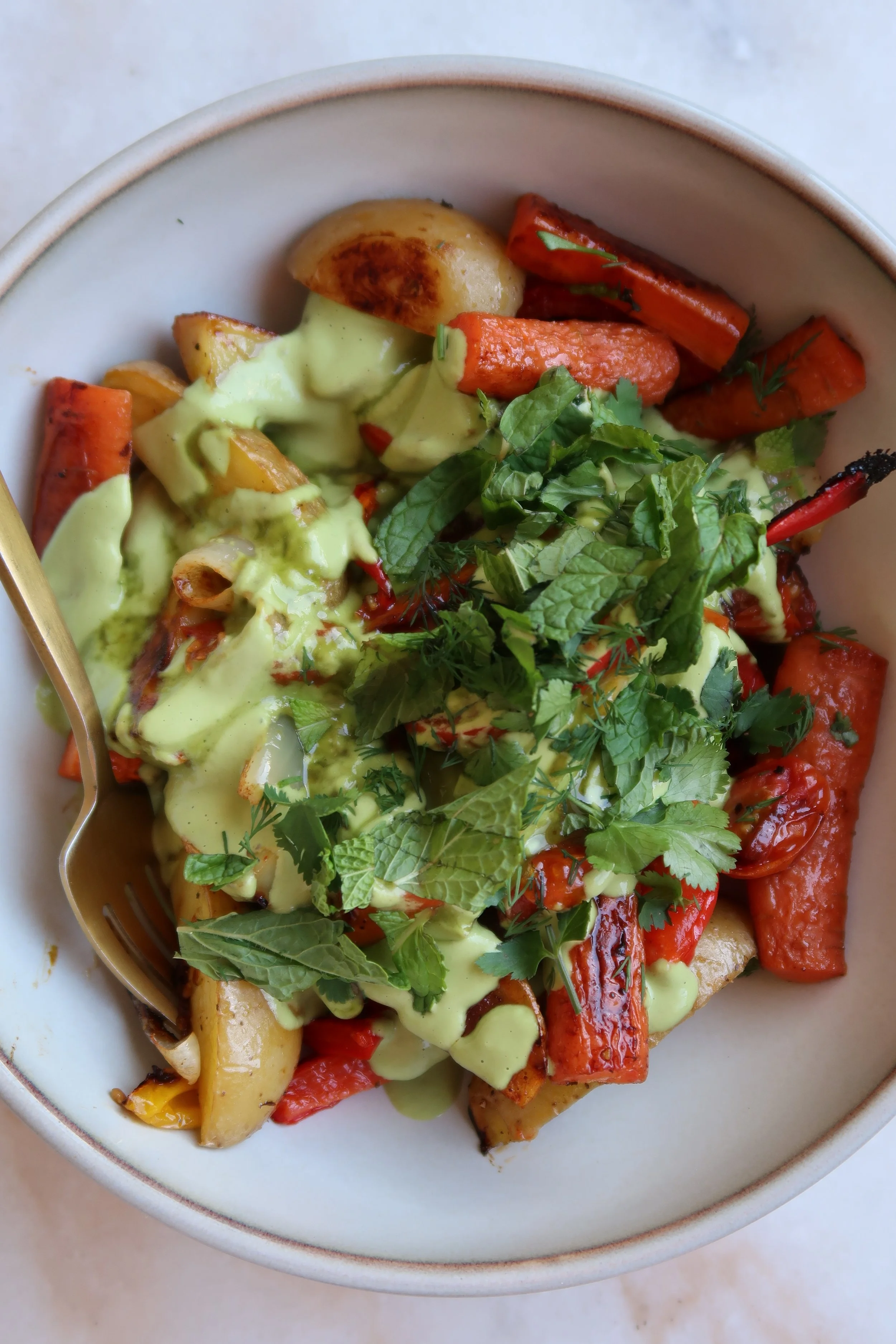 herby cashew drizzle