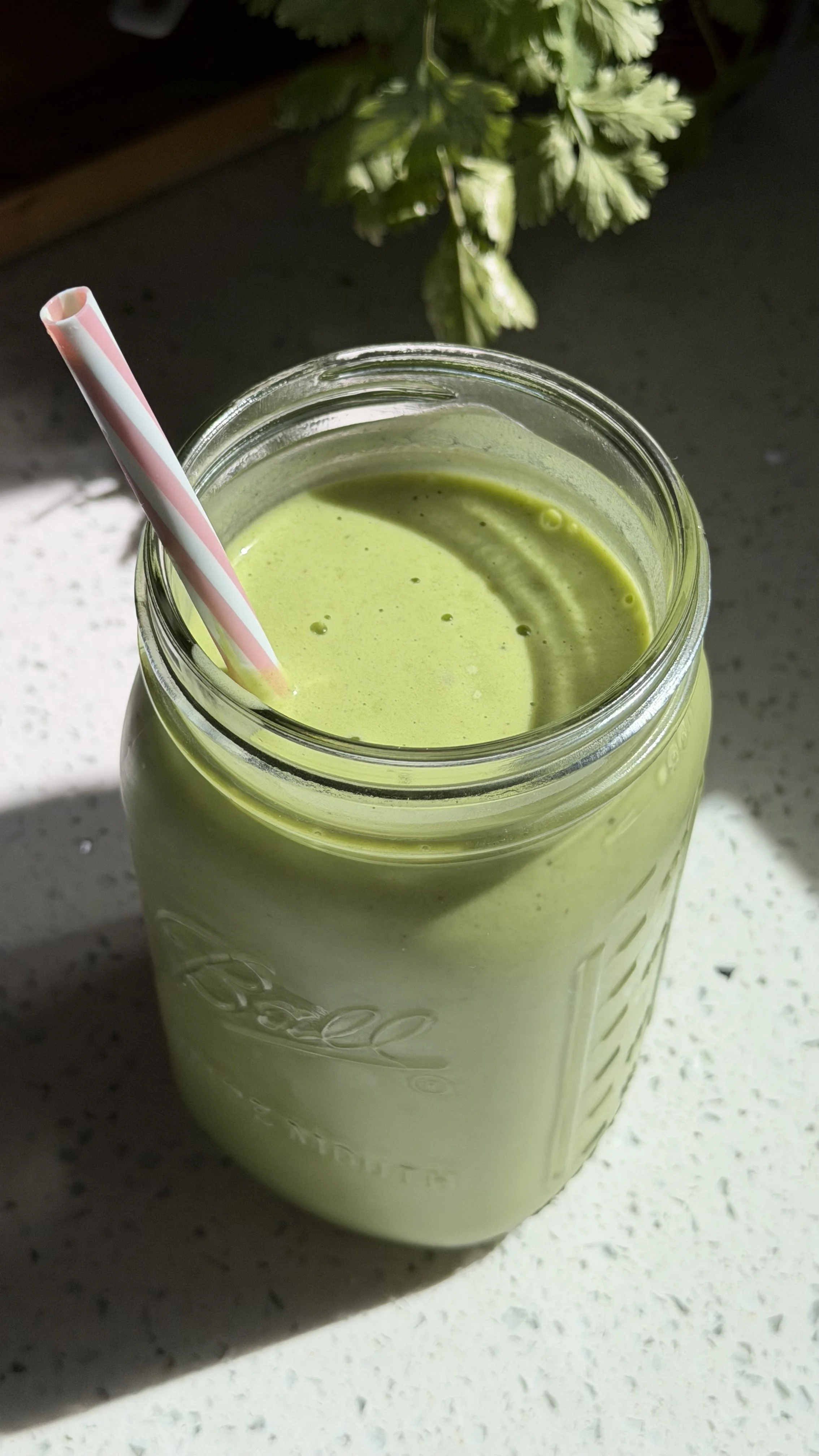 tropical greens smoothie