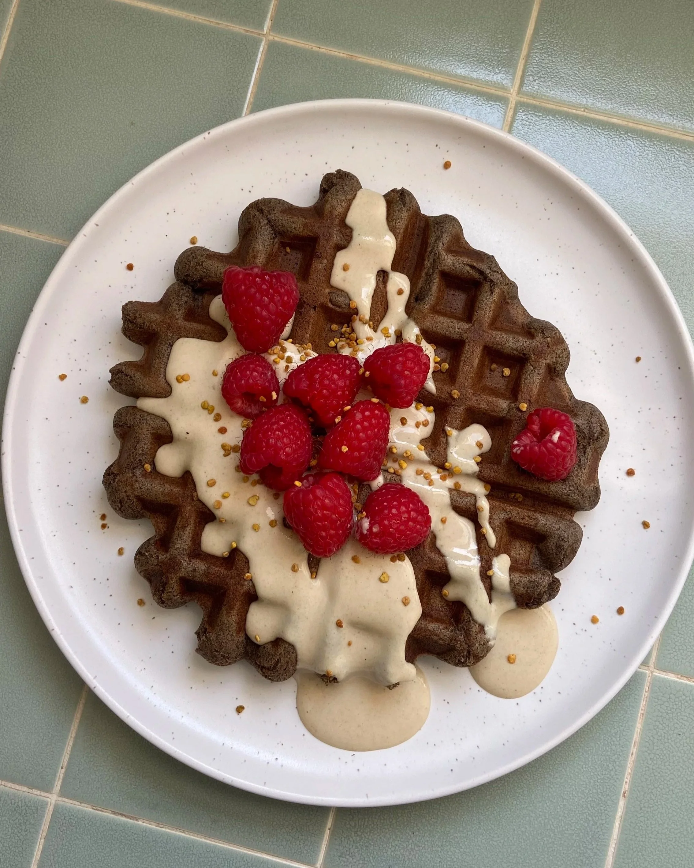 buckwheat banana waffles (gluten free)