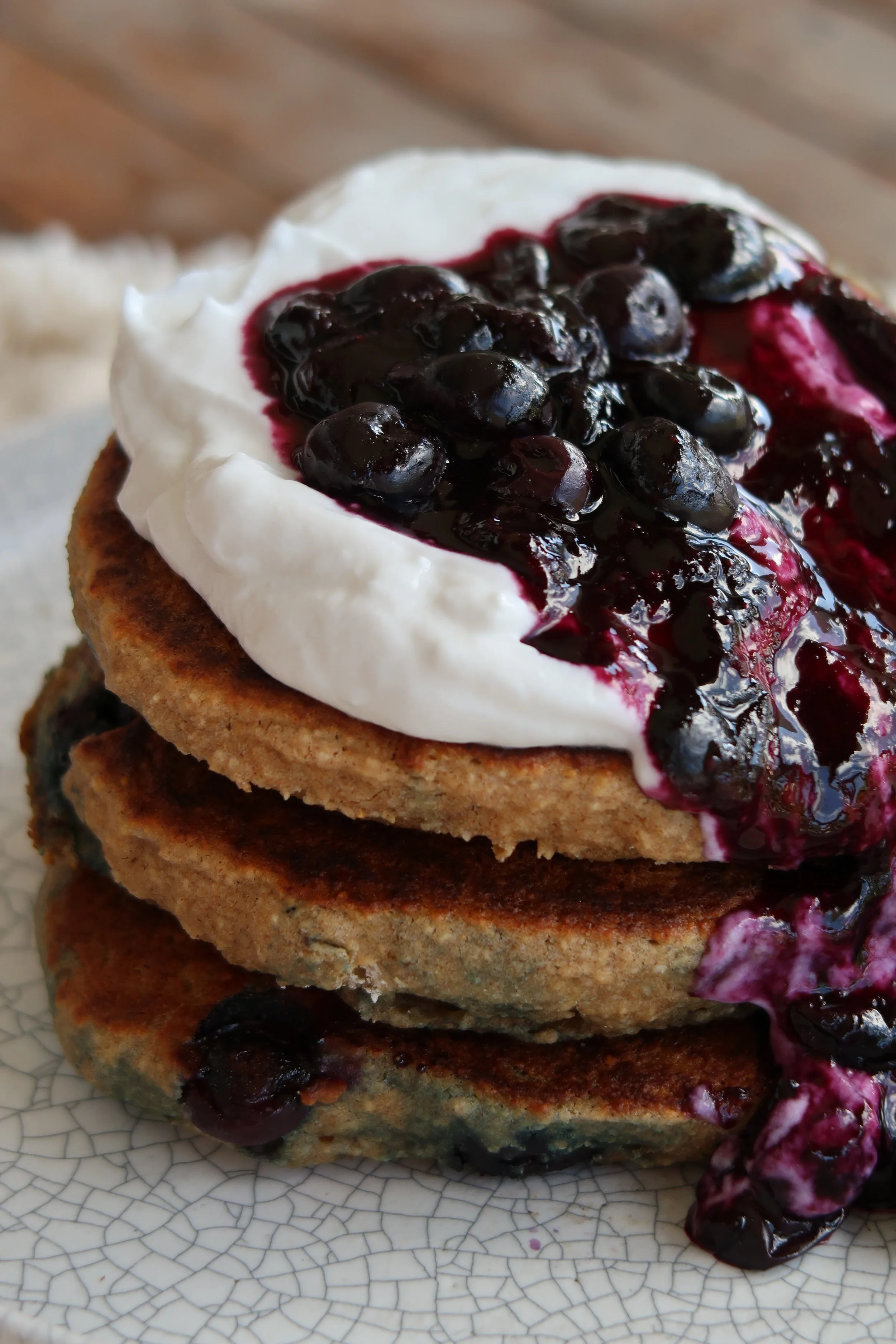 blueberry pancakes