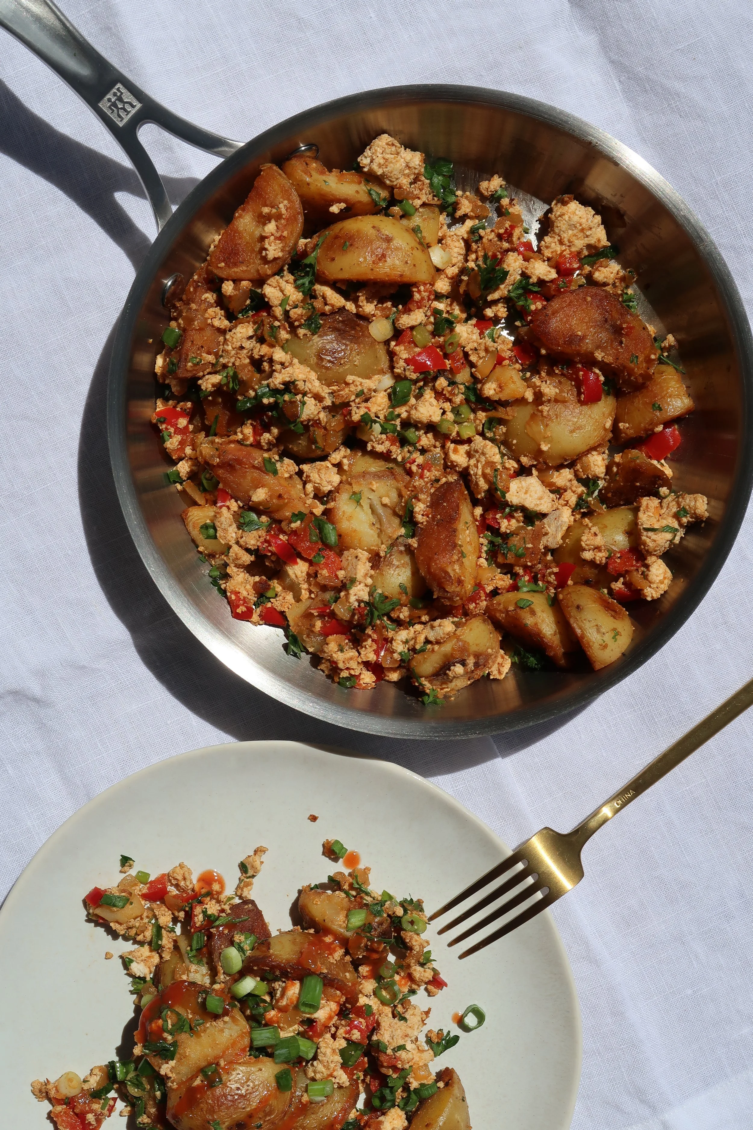 crispy potato breakfast skillet