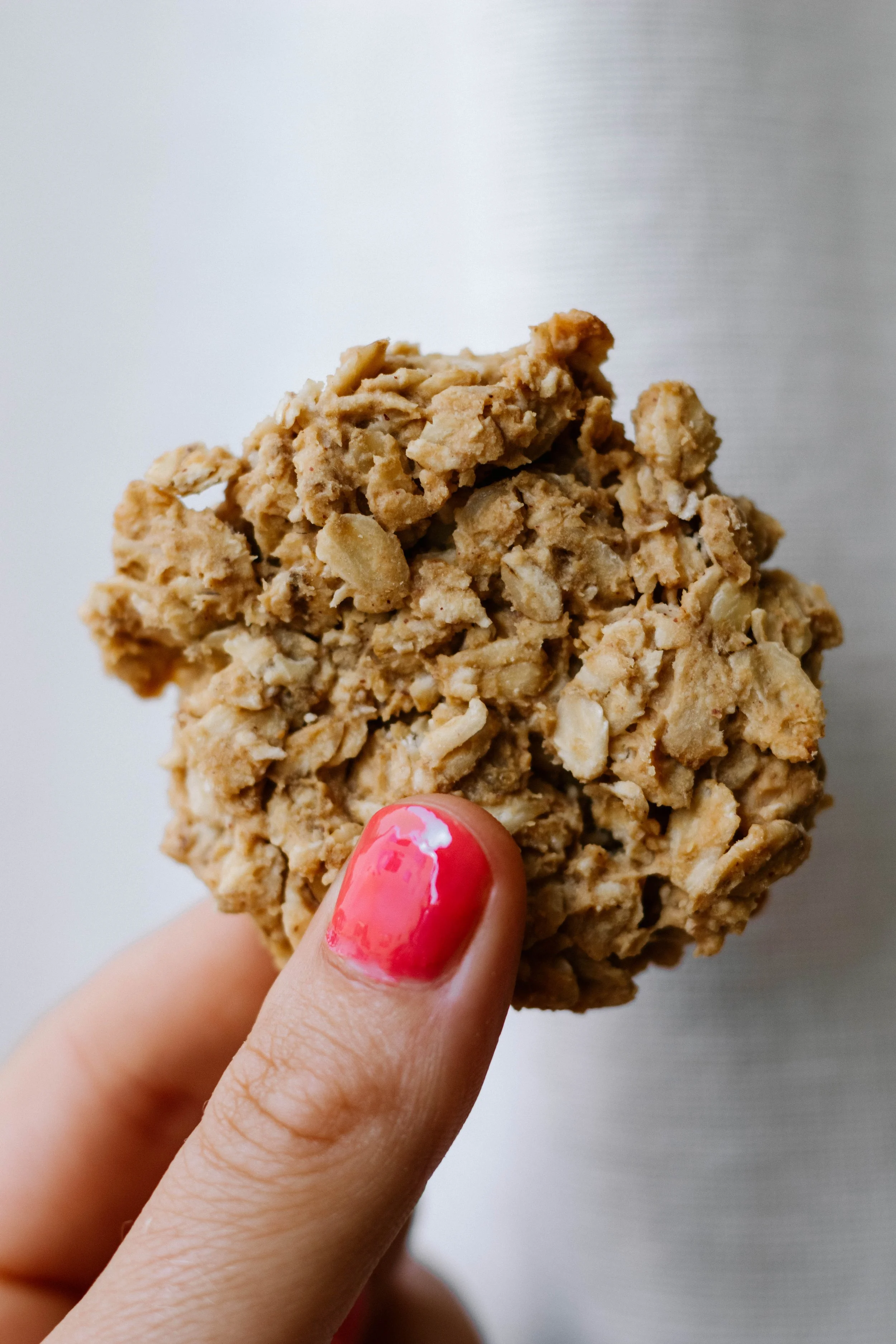3 ingredient peanut butter oat cookies