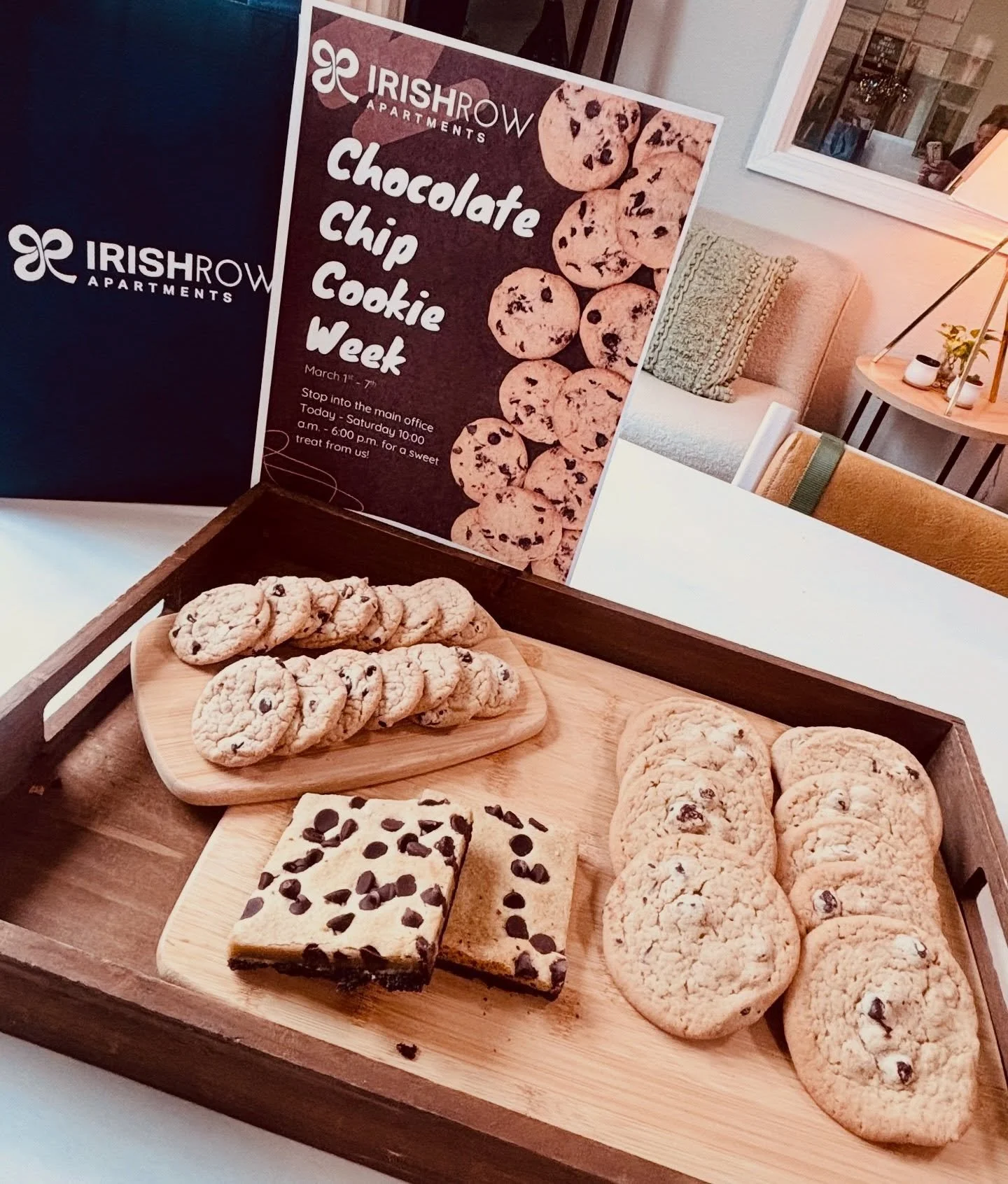 It&rsquo;s National Chocolate Chip Cookie Week!

Stop by the Main Office and celebrate with us! We will have sweet treats and goodies available for the rest of the week (while supplies last). 🍪

Swing in, say hello, and grab a cookie on us. 🫶🏼