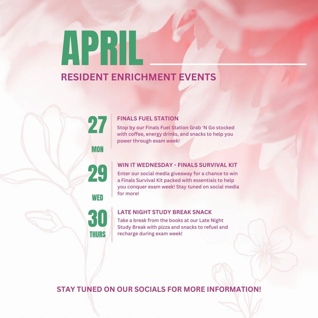 Check out our April events!