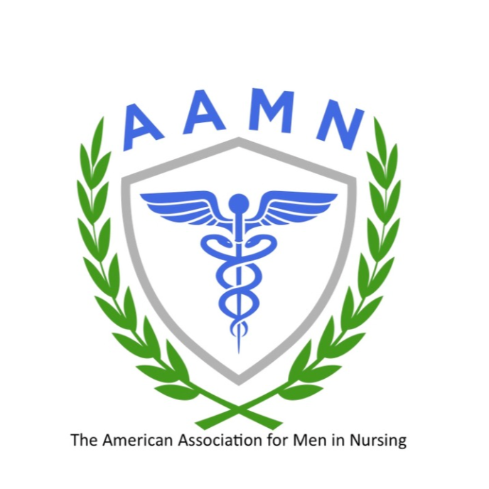 The American Association for Men in Nursing logo