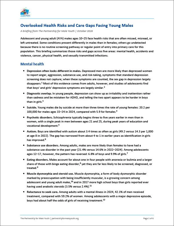 Overlooked Health Risks and Care Gaps Facing Young Males