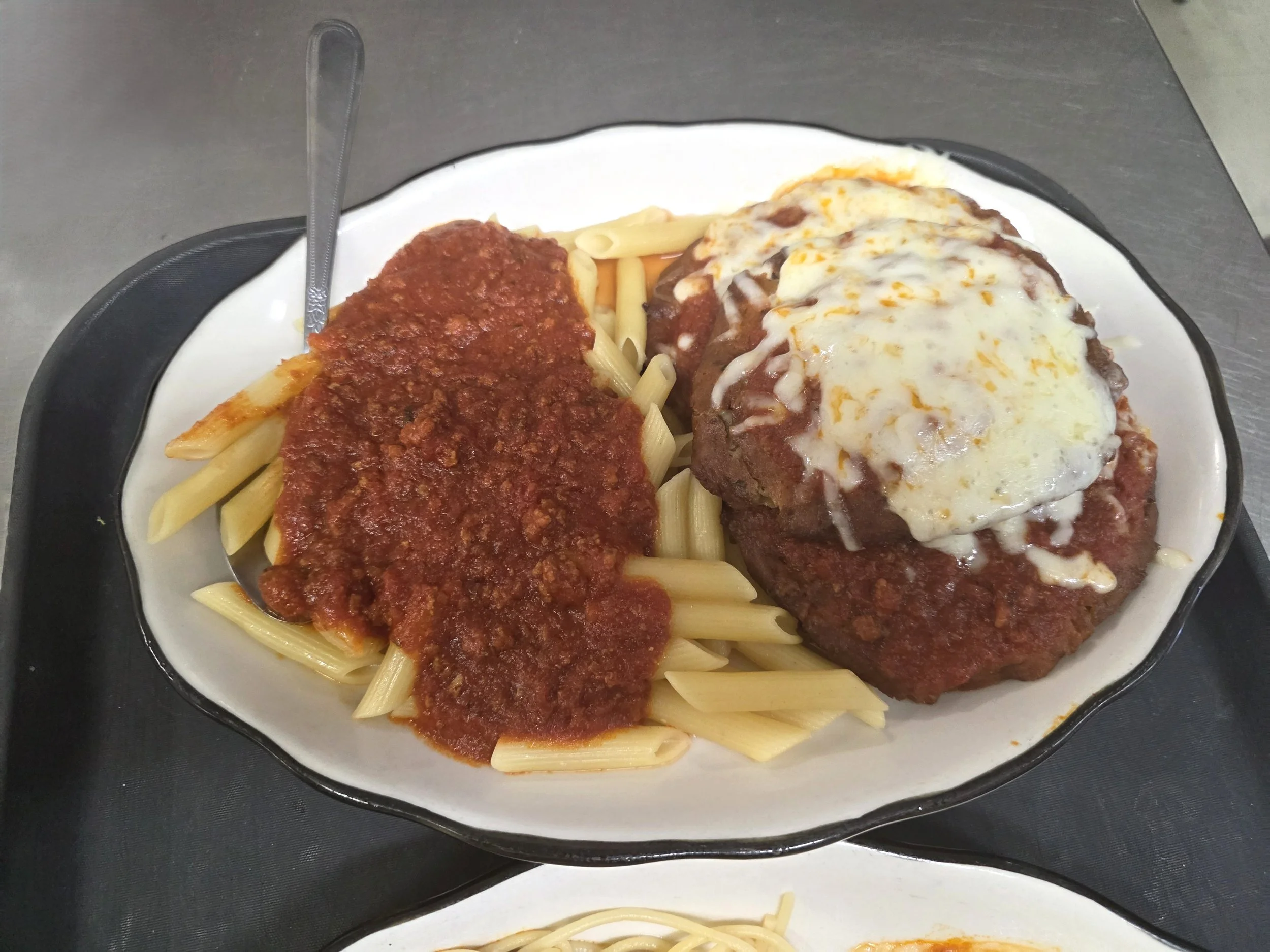 Spaghetti and Chicken Parmesan