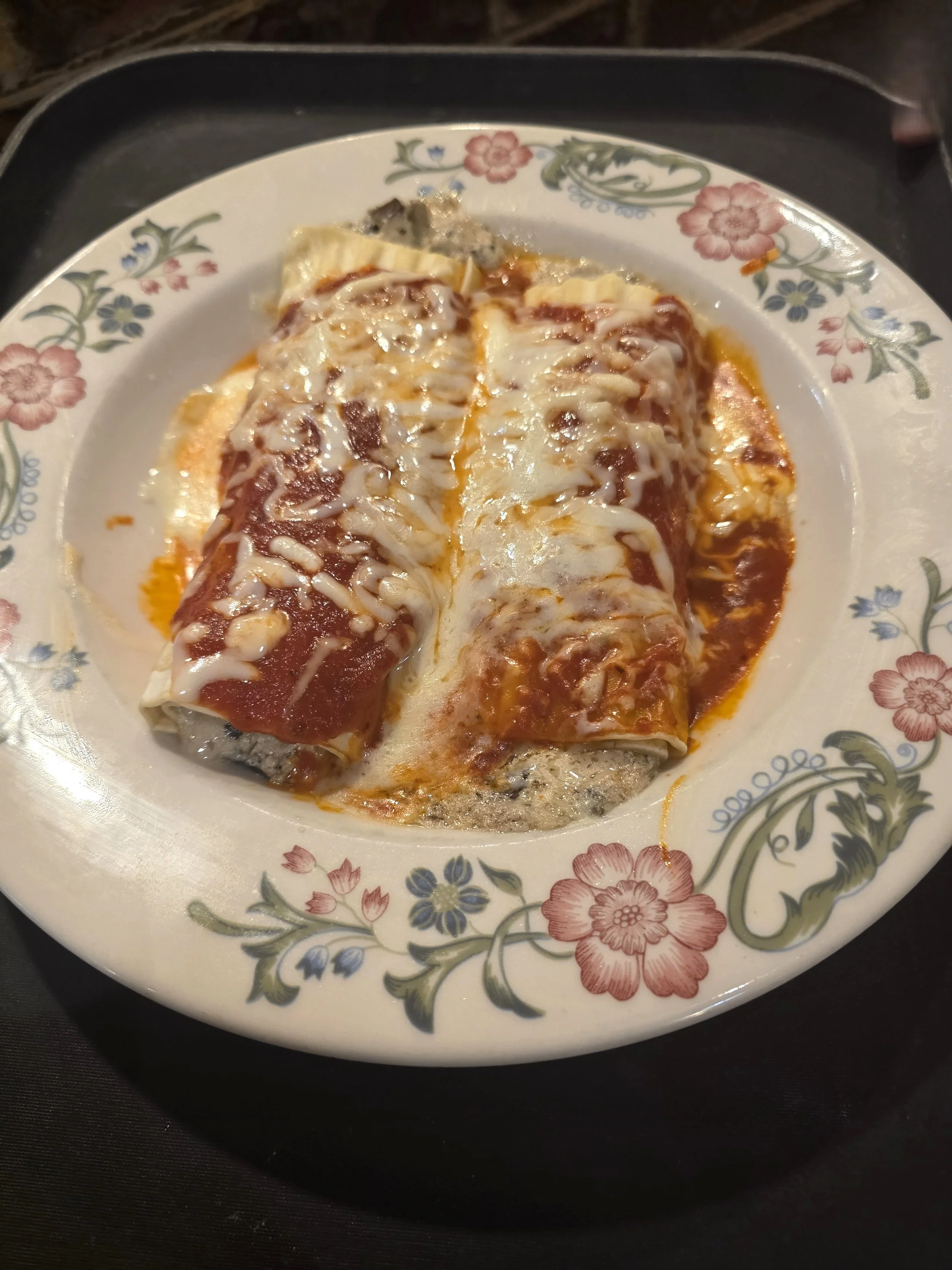 Wild Mushroom Manicotti