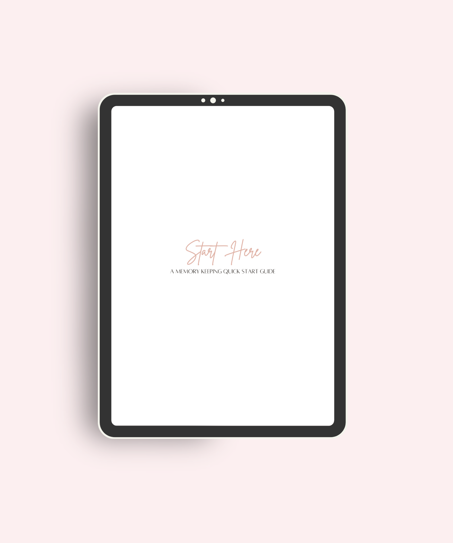 Start Here: A Memory Keeping Quick Start