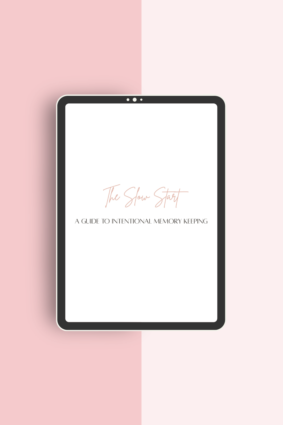 The Slow Start: A Guide to Intentional Memory Keeping