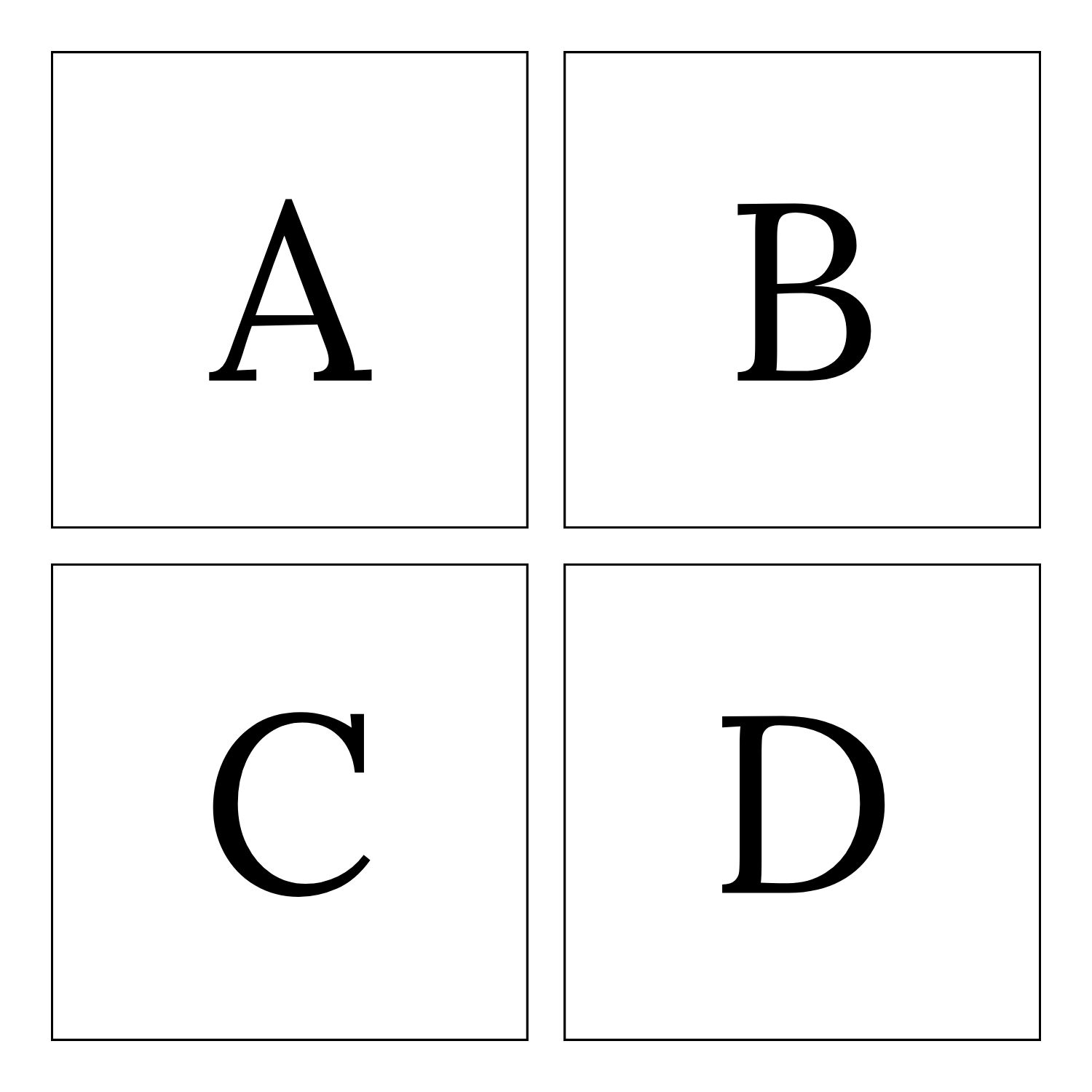 Uppercase Alphabet Flashcards