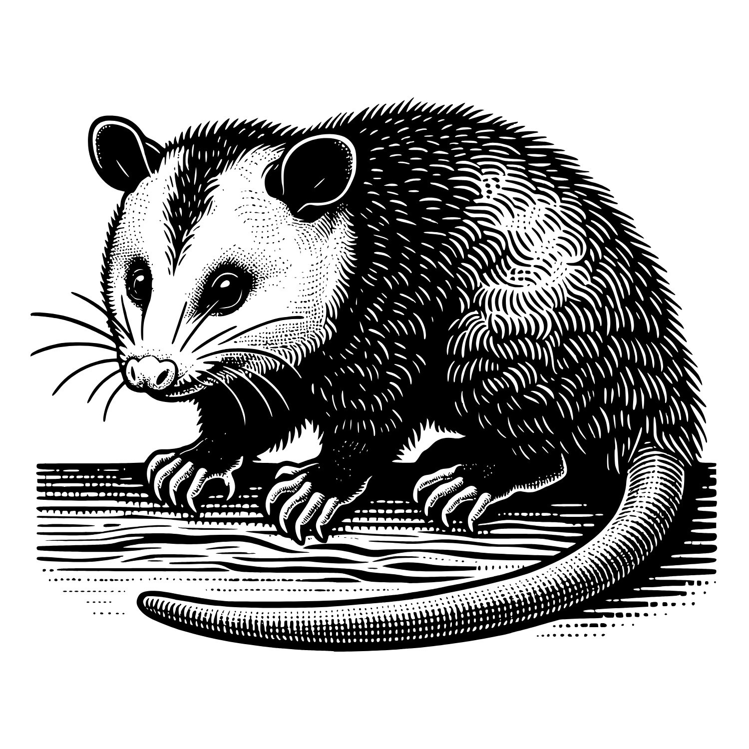 Mama + Baby Opossum Counting Game