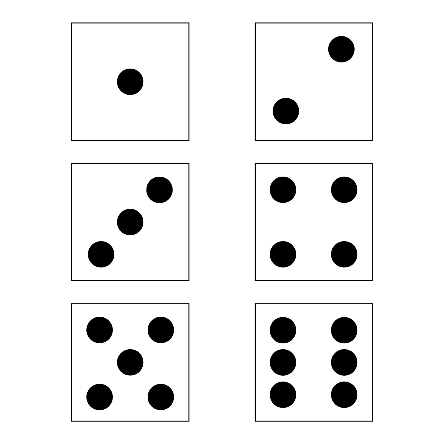 Number Dice Matching Game