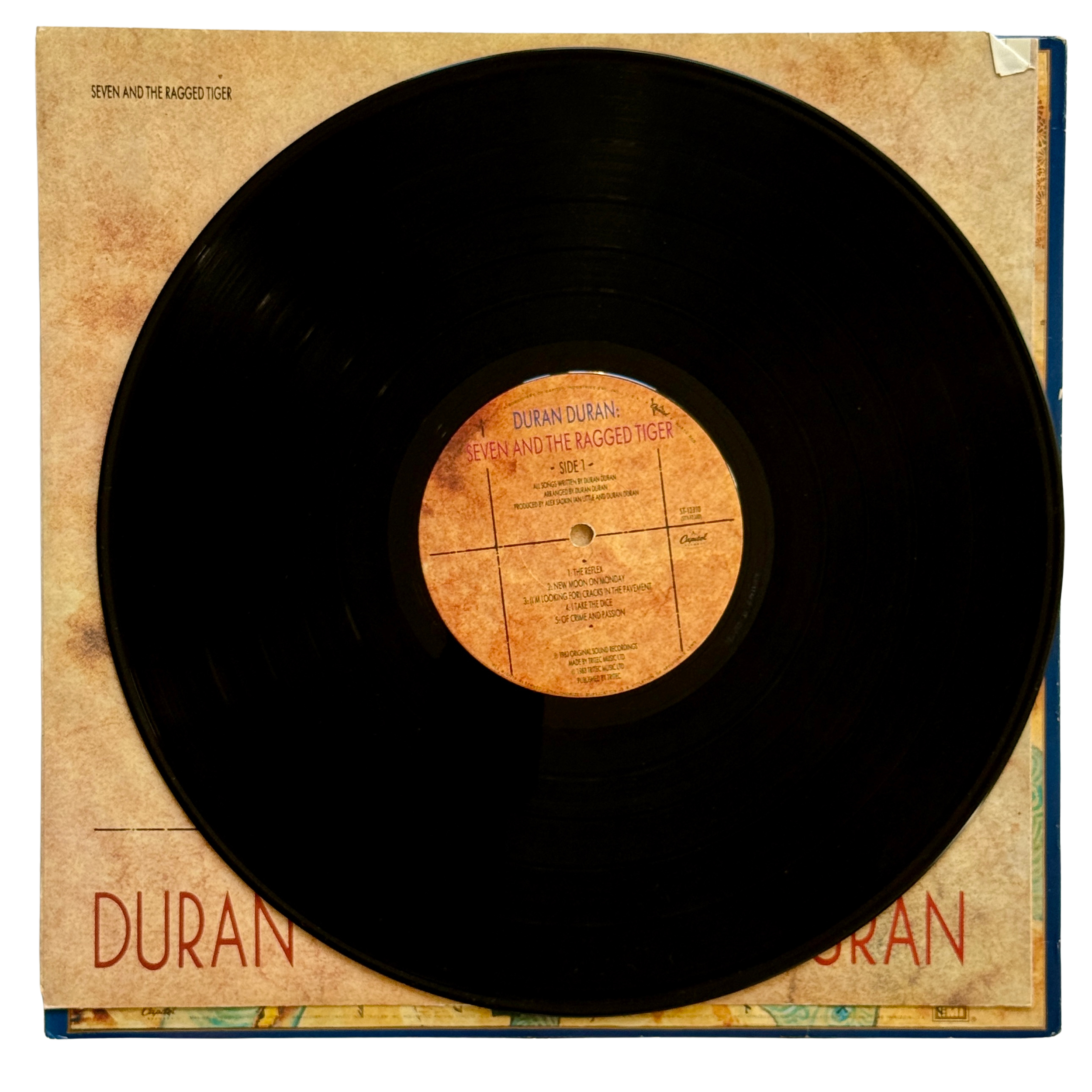 Duran Duran_Seven and the Ragged Tiger_Side A_Vinyl Record.png