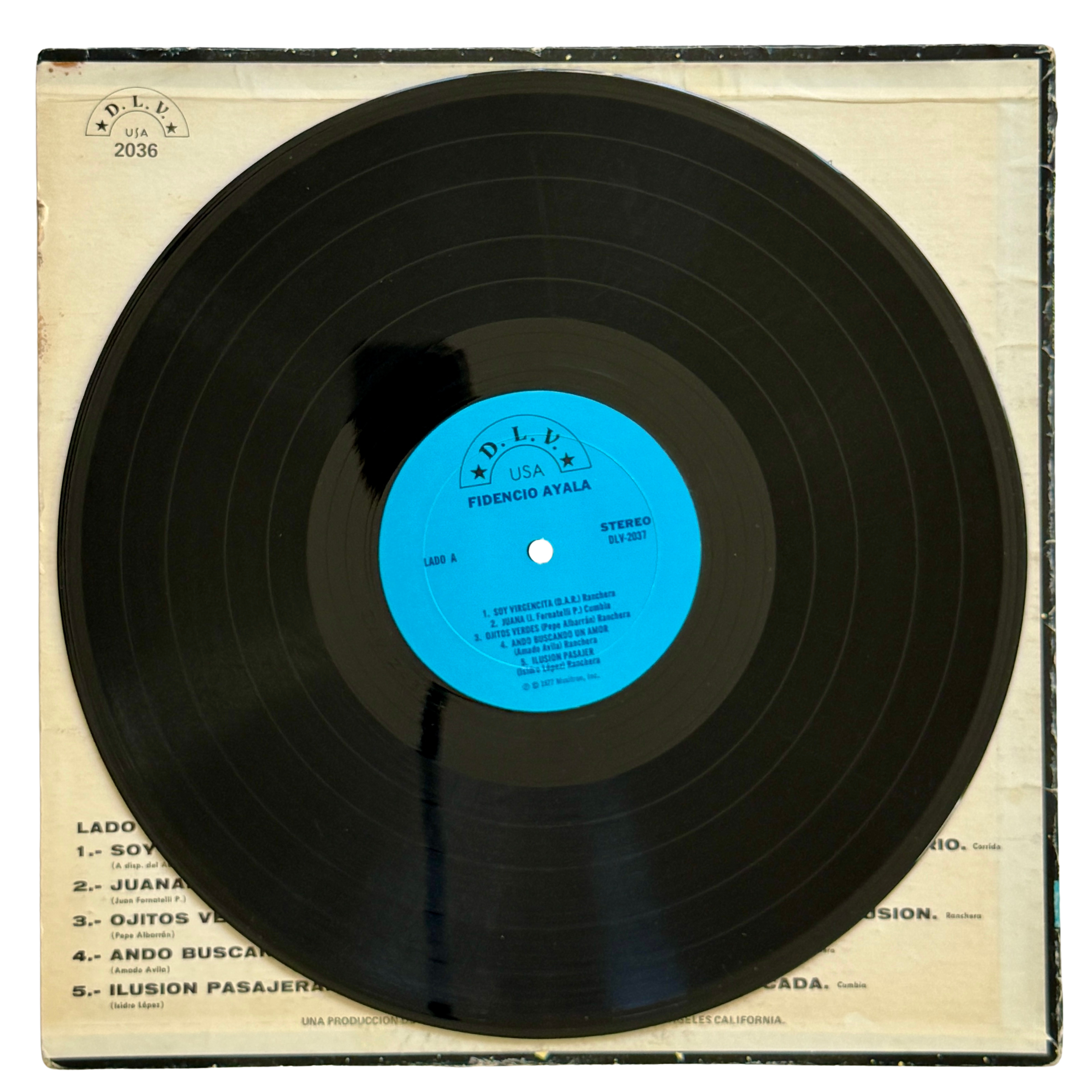 Fidencio Ayala y sus Satelites_Fidencio Ayala y sus Satelites_Side A_Vinyl Record - edited.png