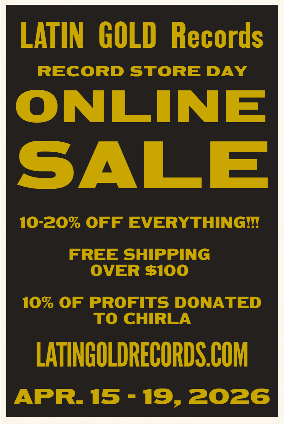 Record Store Day Online Sale