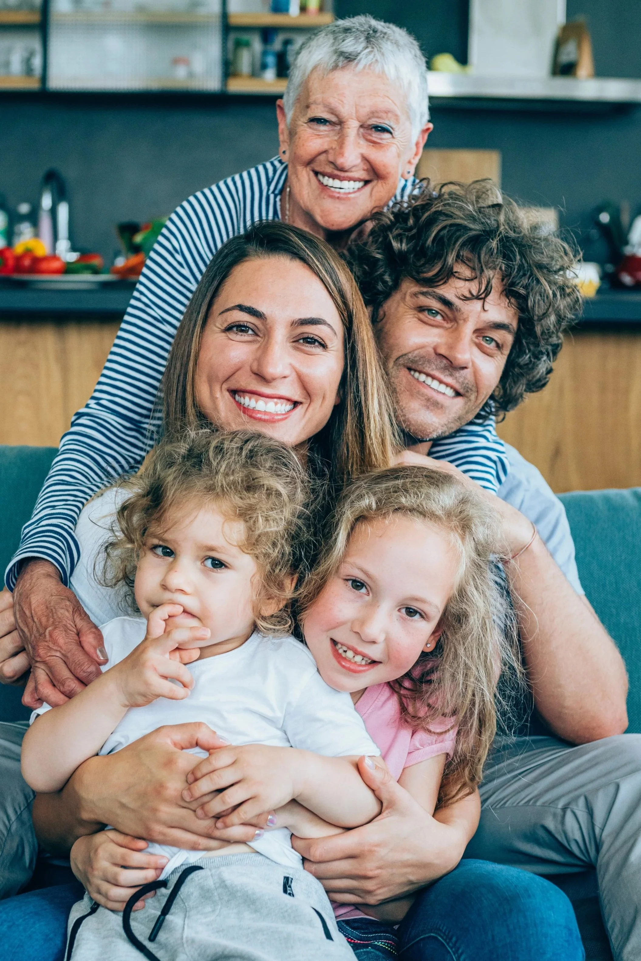 A multigenerational family