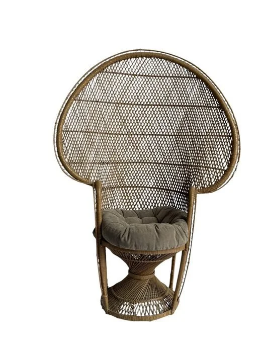 Rattan Peacock Chair (Large Ornate)