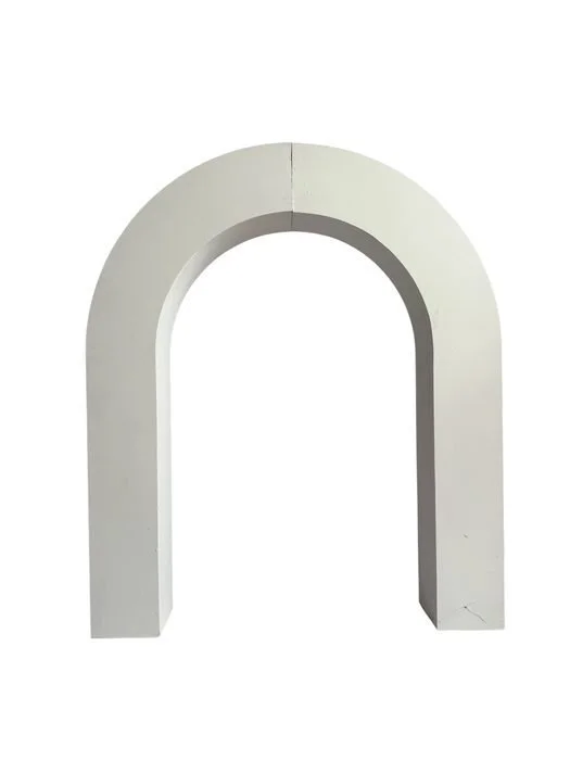 White Thick U-Arch (Walk-Through)