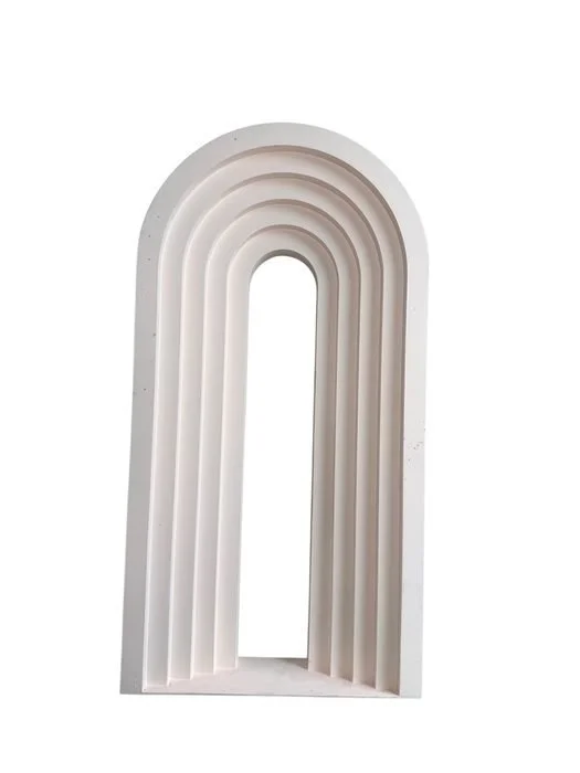 White Layered Arch Panel