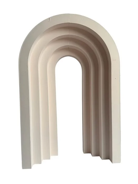 3D Layered Rainbow Arch