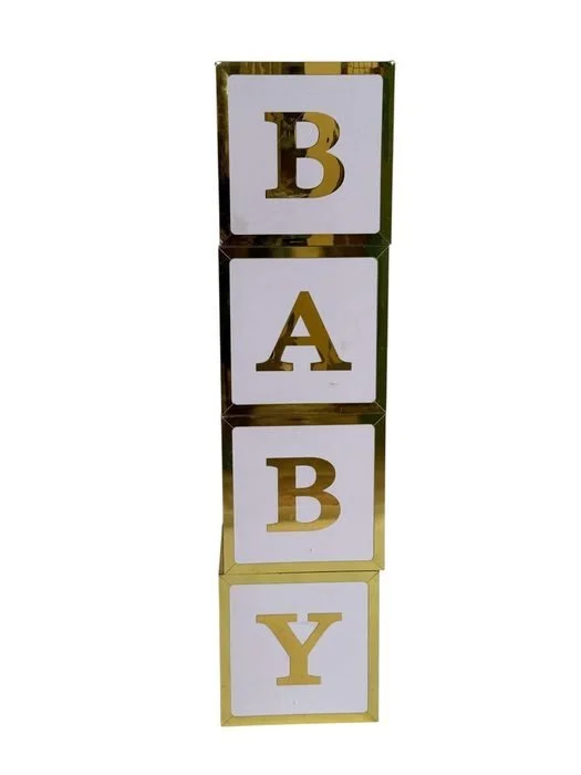 BABY Letter Boxes (Set of 4)