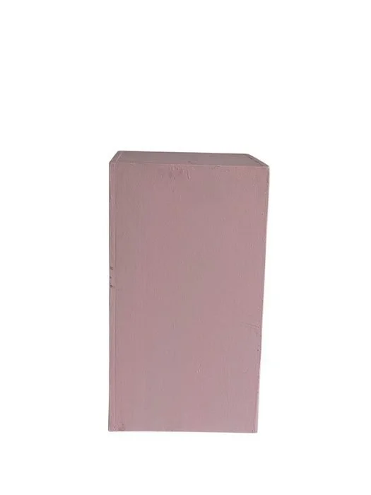 Pink Square Pedestal (Tall)