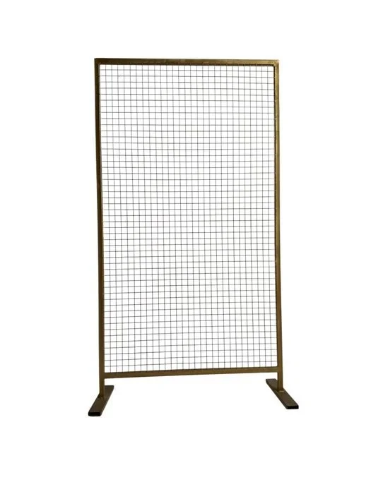 Gold Grid Frame Stand