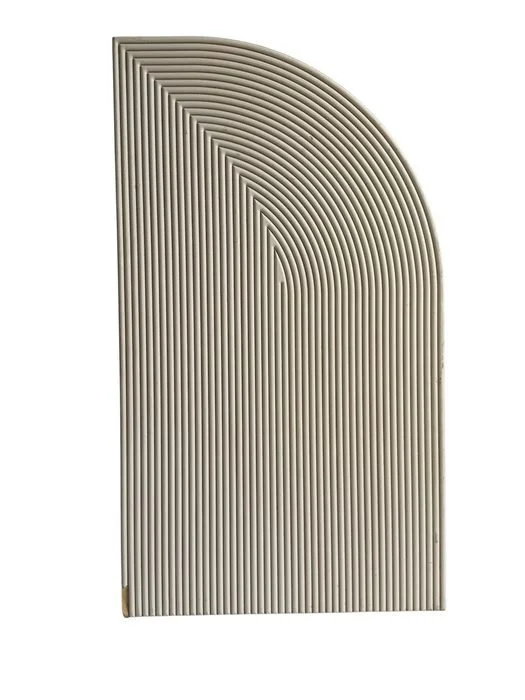 Cream Corner Ribbed Arch Panel