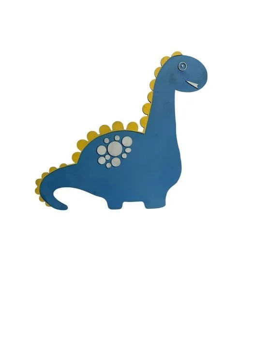 Blue Brontosaurus Dinosaur Cutout