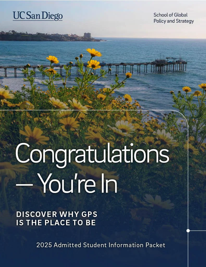 UC San Diego Admissions Admit Packet