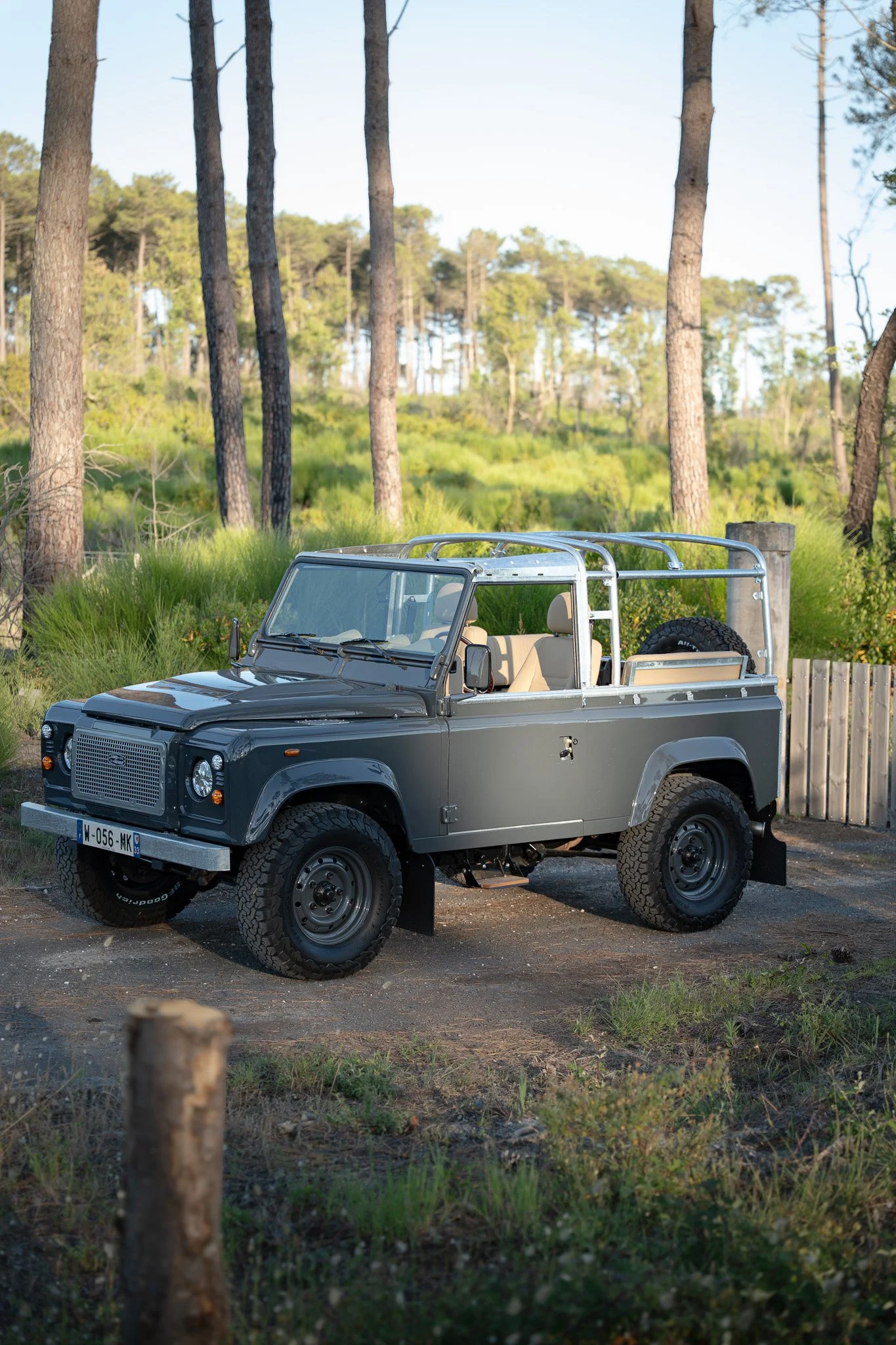 Land Rover defender et fôret
