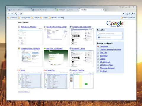 Alex is liking Google Chrome.