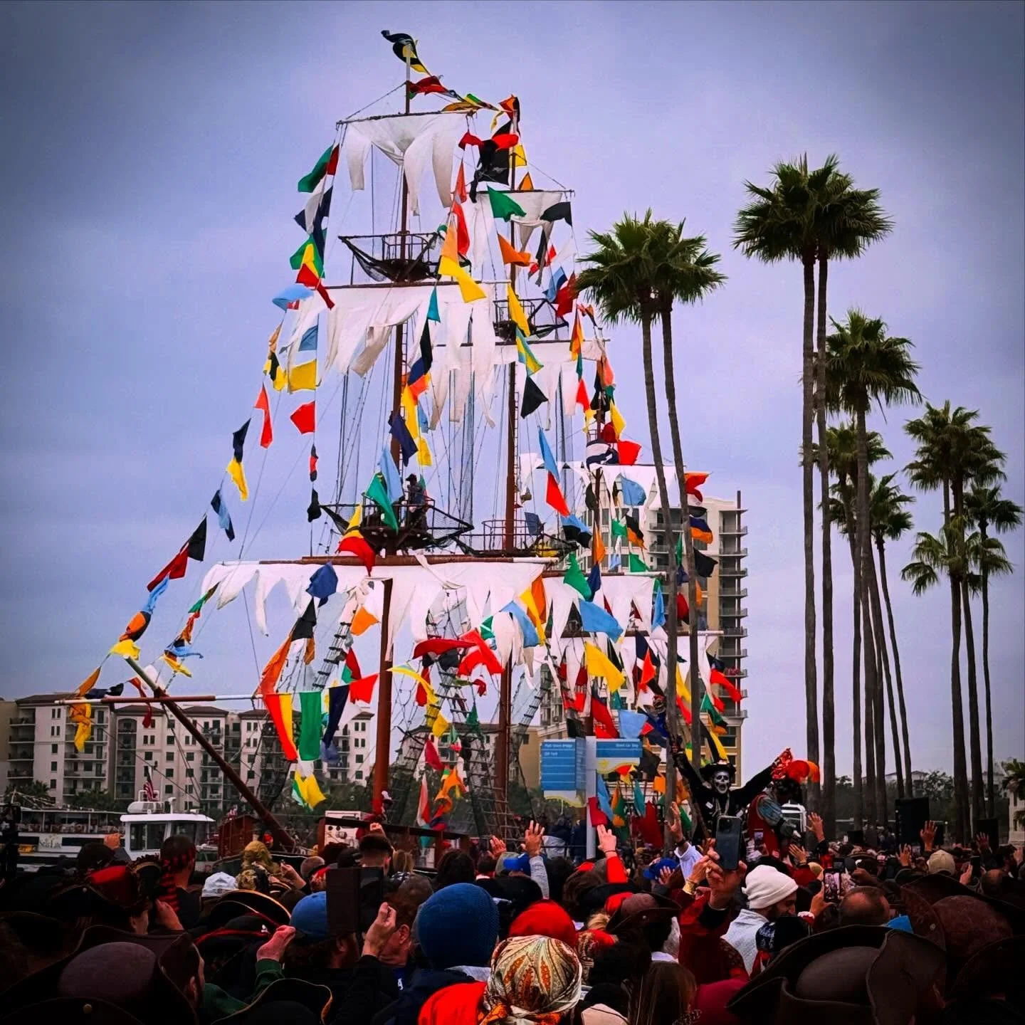 Arrrrr! 🦜  Pirates are taking over Tampa 🏴&zwj;☠️