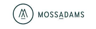 Moss Adams logo with a stylized 'M' inside a circle