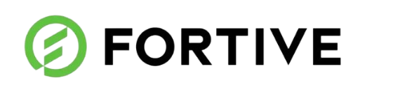 Fortive logo with a green and black color scheme