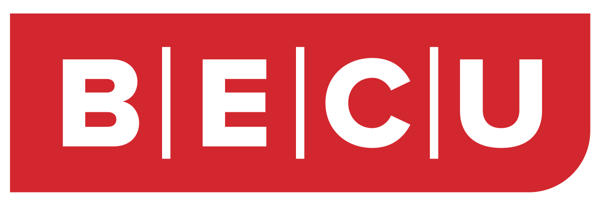 Red background with the word 'BE CU' in large white letters, separated by vertical lines.
